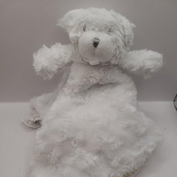 BLANKETS & BEYOND Other Blanket Beyond Security Bear White Rosette